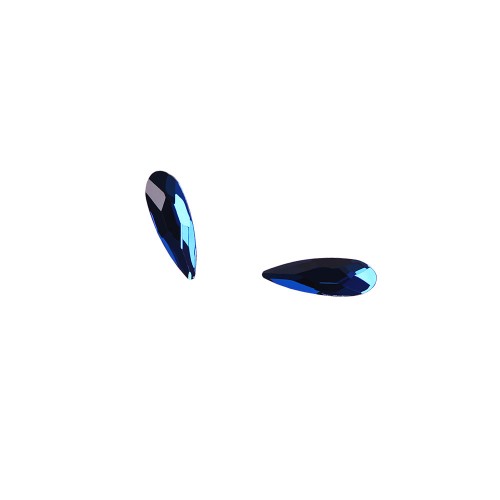 Komilfo stones Teardrop mini (2×6 мм) Sapphire, 2 pieces