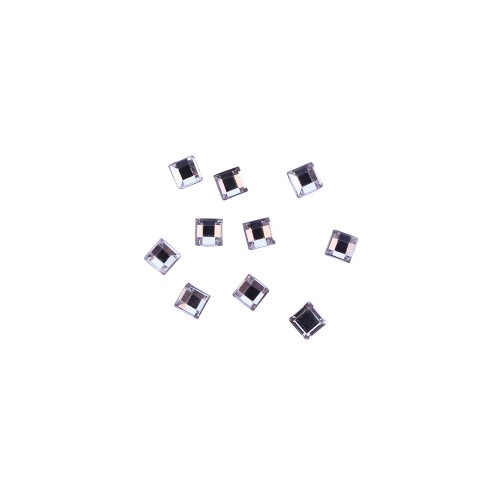 Komilfo stones Square (2x2mm) Crystal (10 pcs.)