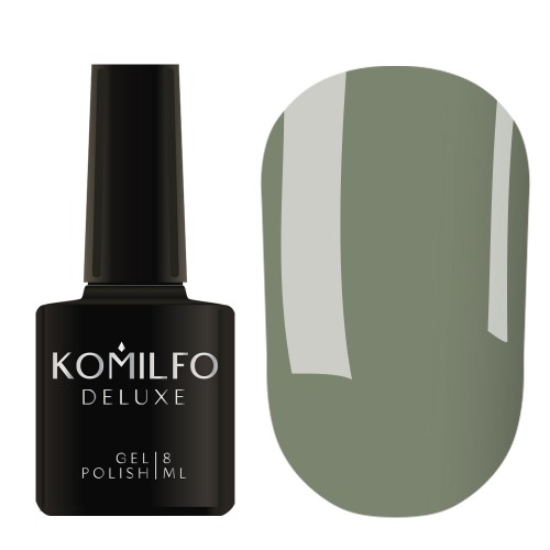 Gel Polish Komilfo Deluxe Series D279 (dark olive, enamel), 8 ml Gel Polish Komilfo Deluxe Series D279 (dark olive, enamel), 8 ml
