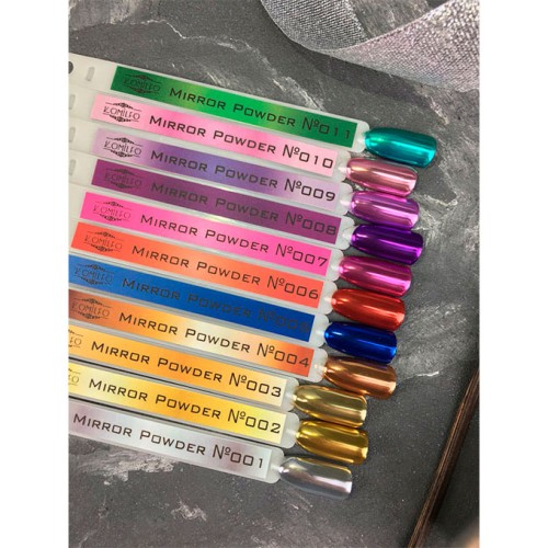 Komilfo Mirror Powder №010, pink, 0.5 g