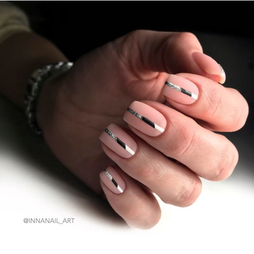 Gel Polish Komilfo French Collection F006 (cloudy pink, enamel, for french), 15 ml