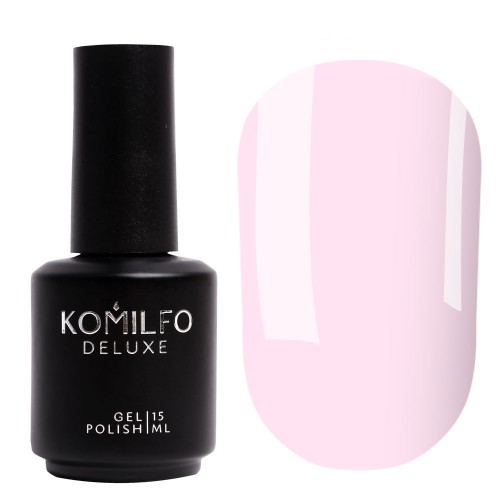 Gel polish Komilfo Deluxe Series D033 (light, lilac-pink, enamel), 15 ml Gel polish Komilfo Deluxe Series D033 (light, lilac-pink, enamel), 15 ml