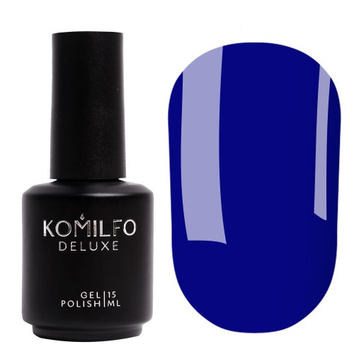 Gel polish Komilfo Deluxe Series D127 (royal blue, enamel), 15 ml Gel polish Komilfo Deluxe Series D127 (royal blue, enamel), 15 ml