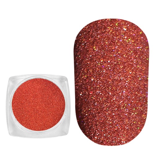 Komilfo spangles 013, size 0.08 mm, (orange hologram), E2.5 g Komilfo spangles 013, size 0.08 mm, (orange hologram), E2.5 g