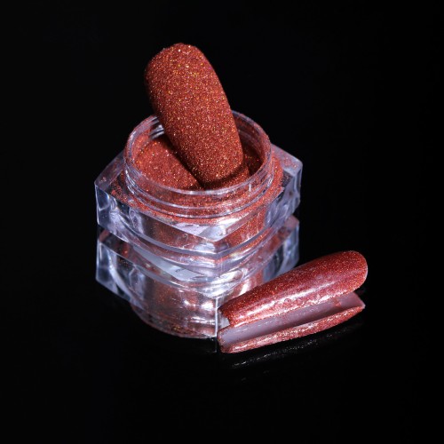 Komilfo spangles 013, size 0.08 mm, (orange hologram), E2.5 g