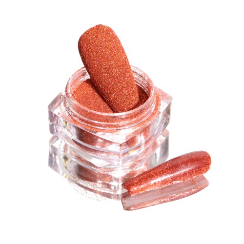 Komilfo spangles 013, size 0.08 mm, (orange hologram), E2.5 g