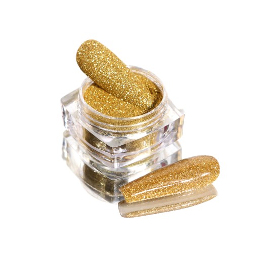 Komilfo spangles 107, size 0.08 mm, (gold) E, 2.5 g