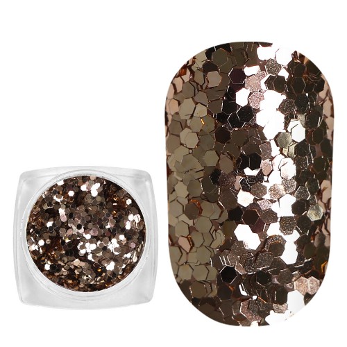 Komilfo spangles 110K, size 1 mm, (quiet gold) E, 2.5 g Komilfo spangles 110K, size 1 mm, (quiet gold) E, 2.5 g