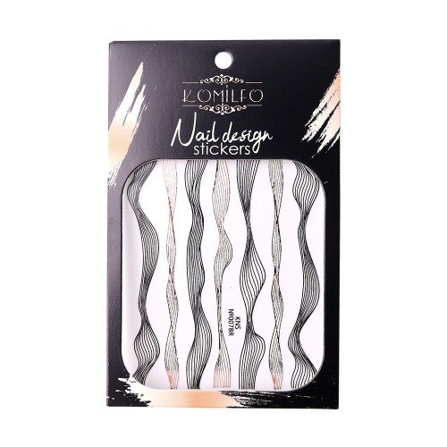 Komilfo Nail Design Sticker №KNS-007BR