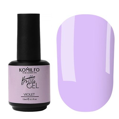Komilfo Bottle Gel Violet with brush, 15 ml Komilfo Bottle Gel Violet with brush, 15 ml