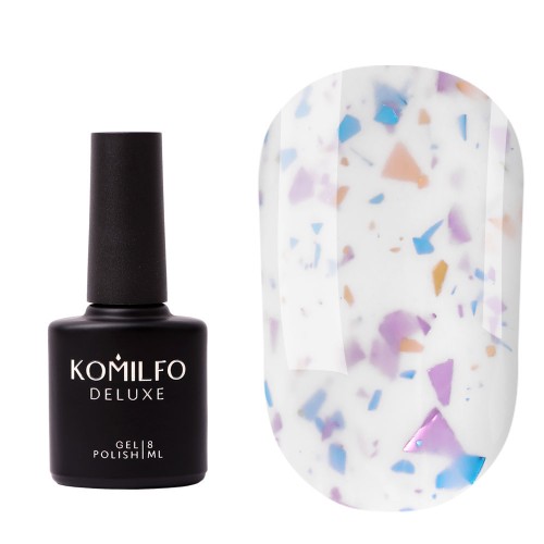 Komilfo Potal Base P011 (milky with multi-colored potal), 8 ml