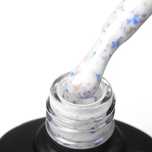 Komilfo Potal Base P011 (milky with multi-colored potal), 8 ml