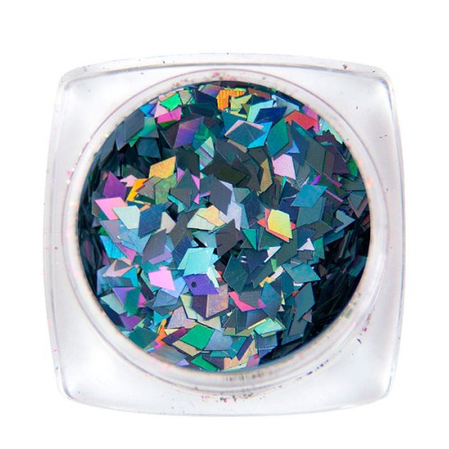 Komilfo diamonds 2 mm (silver hologram) 1.5 g Komilfo diamonds 2 mm (silver hologram) 1.5 g