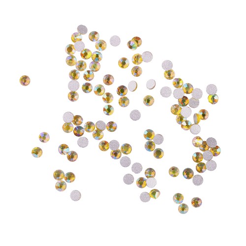 Komilfo strasses (pack of 100), Citrine AB, size 3 Komilfo strasses (pack of 100), Citrine AB, size 3