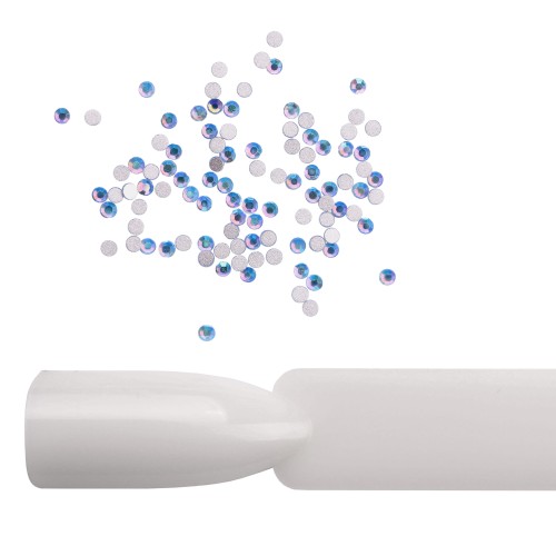 Komilfo rhinestones (pack of 100), Light sapphire AB, size 3