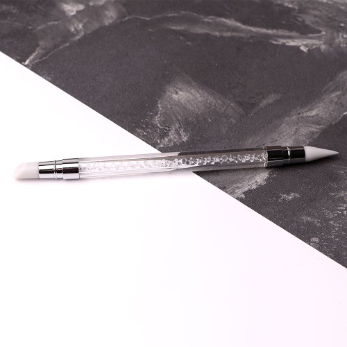 Silicone brush Komilfo Silicone Brush №3 (peak + oval cut)