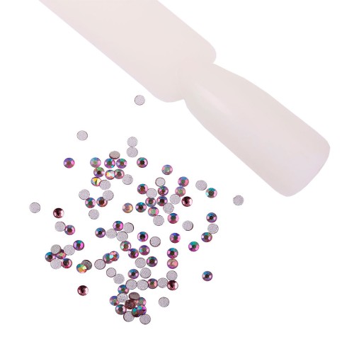 Komilfo strasses (pack of 100), Rose AB, size 3