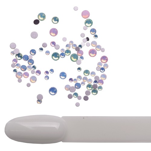 Komilfo Rhinestones MIX Opal, different colors and sizes (pack of 100)