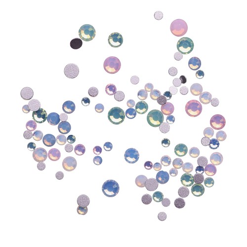 Komilfo Rhinestones MIX Opal, different colors and sizes (pack of 100) Komilfo Rhinestones MIX Opal, different colors and sizes (pack of 100)