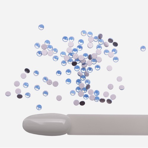 Komilfo Rhinestones Blue Opal, size 10 (pack of 100)