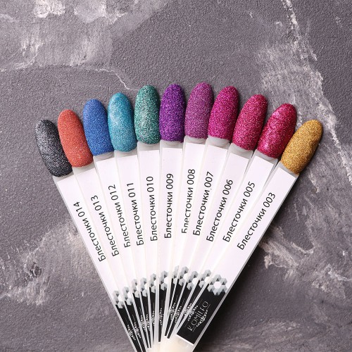 Komilfo spangles 014, size 0.1 mm, (graphite hologram), E2.5 g