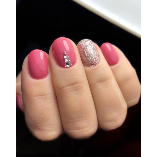 Гель-лак Komilfo Deluxe Series №D056 (темный кораллово-розовый, эмаль), 8 мл