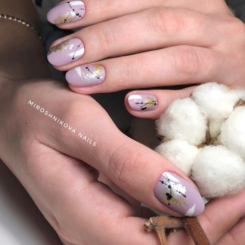 Гель-лак Komilfo Deluxe Series №D066 (приглушенный серо-сиреневый, эмаль), 8 мл