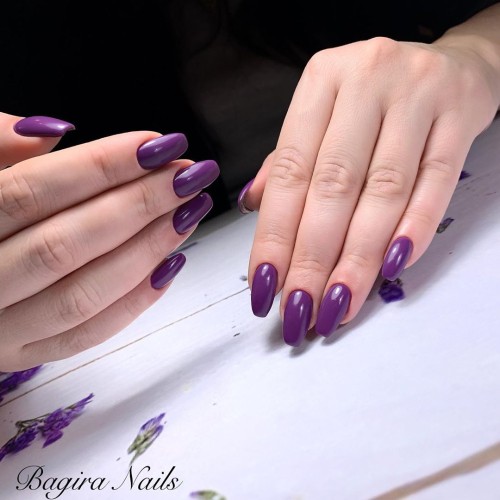 Гель-лак Komilfo Deluxe Series №D106 (светло-баклажановый, эмаль), 8 мл