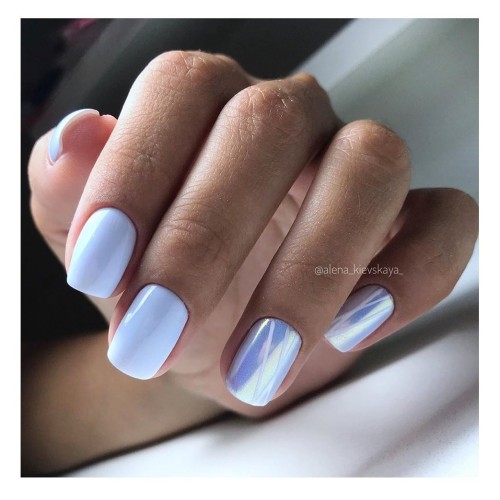 Гель-лак Komilfo Deluxe Series №D196 (пастельный светло-васильковый, эмаль), 8 мл