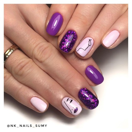 Гель-лак Komilfo Deluxe Series №D250 (сиреневый, эмаль), 8 мл