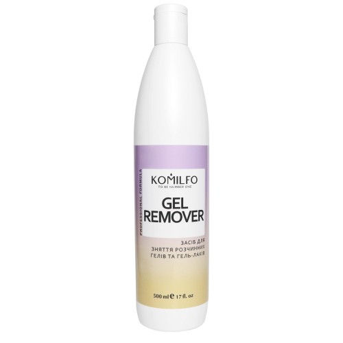 Komilfo Gel Remover – soak off gel and gel polish remover, 500 ml Komilfo Gel Remover – soak off gel and gel polish remover, 500 ml
