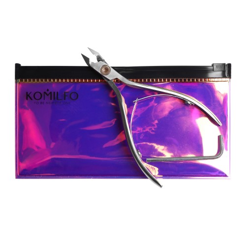 Komilfo Ultra S 10 mm, professional scissors with 2 springs, in a dichroic case Komilfo Ultra S 10 mm, professional scissors with 2 springs, in a dichroic case