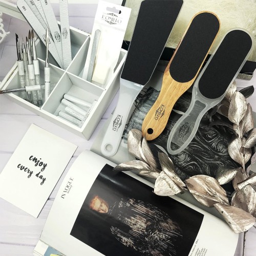 Pedicure file (foot grater) Komilfo C037, 100/180 grit