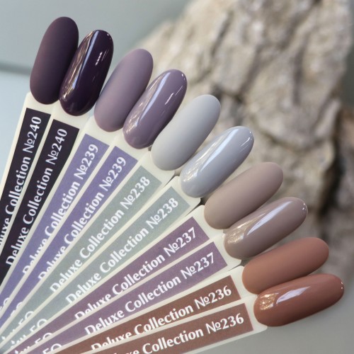 Гель-лак Komilfo Deluxe Series №D240 (приглушенный фиолетовый, эмаль), 8 мл