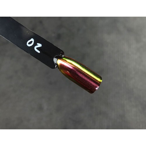 Komilfo rubbing Beetle №002 (green-pink-gold), 0.5 g