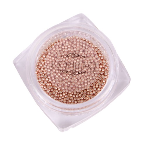Komilfo broths (metal) rose gold, 1 mm, 6 grams