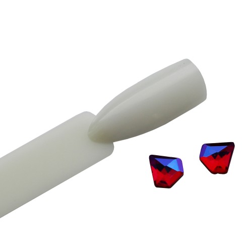 Komilfo Stones Diamond P14 (7×7 mm) Red AB, 2 pieces