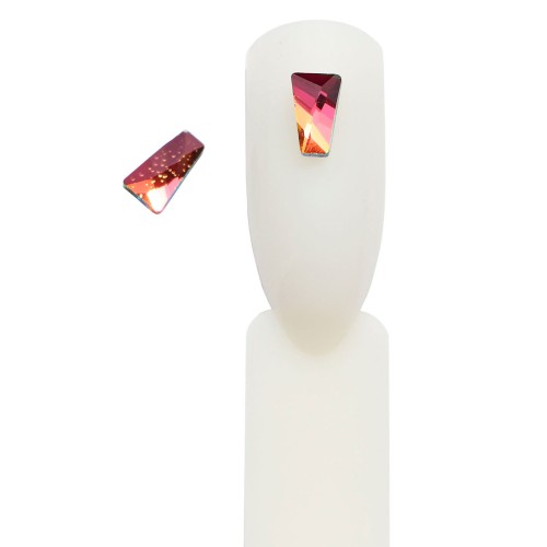 Komilfo Trapezoid Stones (4×6 mm) Rainbow, 2 pcs