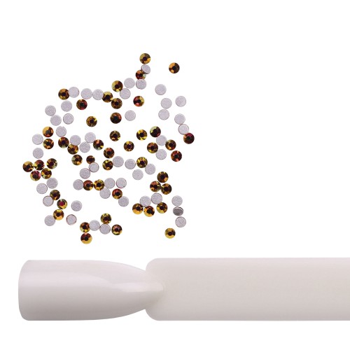 Komilfo rhinestones Rainbow Gold, size 5 (pack of 100)