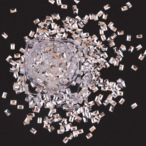 Komilfo 3D Dragon Scale №054, rectangle, unicorn 3, 1 g