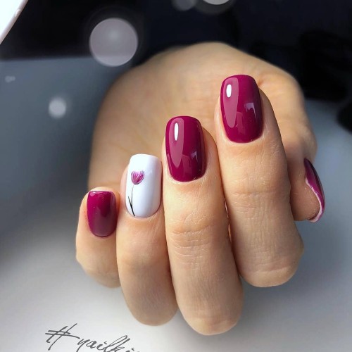 Gel polish Komilfo Deluxe Series D092 (dark fuchsia, enamel), 15 ml