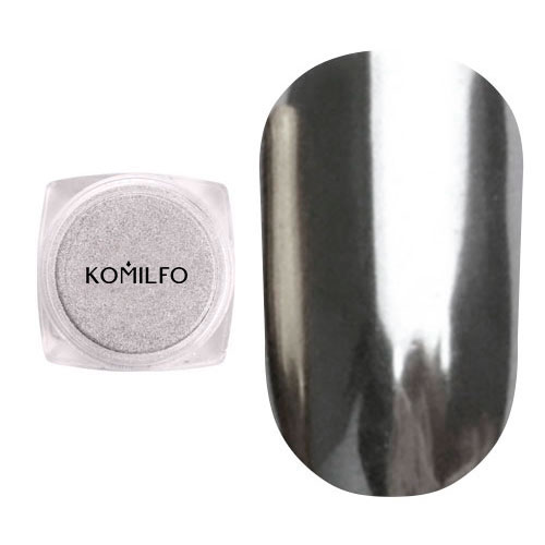 Komilfo Mirror Powder №001, silver, 0.5 g Komilfo Mirror Powder №001, silver, 0.5 g