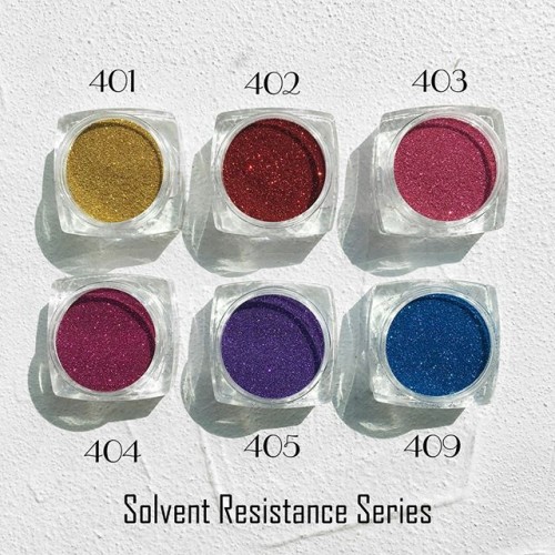 Komilfo sequins Solvent Resistance Series 401, size 0.1 mm, 2.5 g