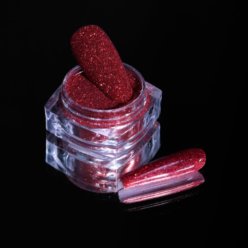 Komilfo spangles 036, size 0.08 mm, (bright red) E2.5 g