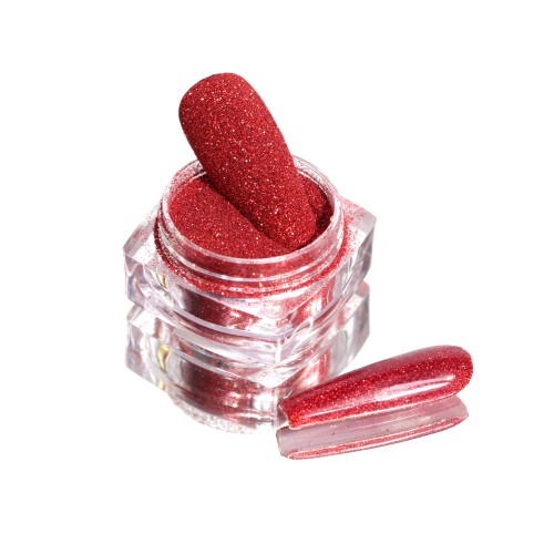 Komilfo spangles 036, size 0.08 mm, (bright red) E2.5 g