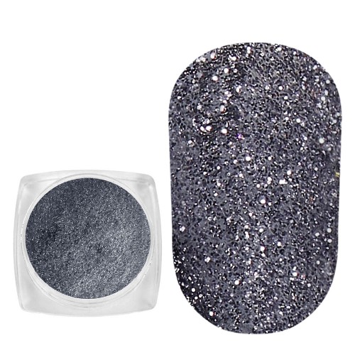 Komilfo spangles 066, size 0.1 mm, (gray) E, 2.5 g Komilfo spangles 066, size 0.1 mm, (gray) E, 2.5 g