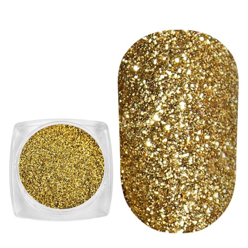 Komilfo spangles 107D, size 0.15 mm, (gold) E, 2.5 g