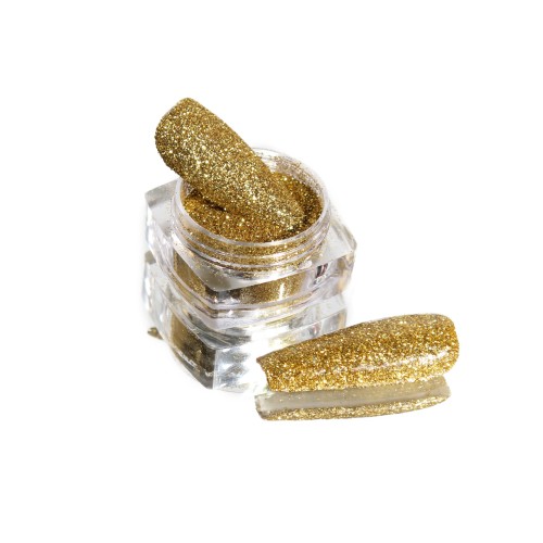 Komilfo spangles 107D, size 0.15 mm, (gold) E, 2.5 g