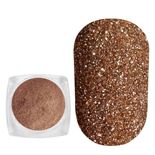 Komilfo spangles 111, size 0.08 mm, (dark gold) E, 2.5 g Komilfo spangles 111, size 0.08 mm, (dark gold) E, 2.5 g