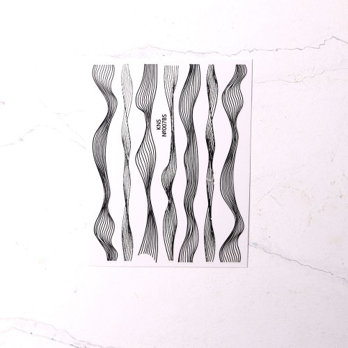 Komilfo Nail Design Sticker №KNS-007BS